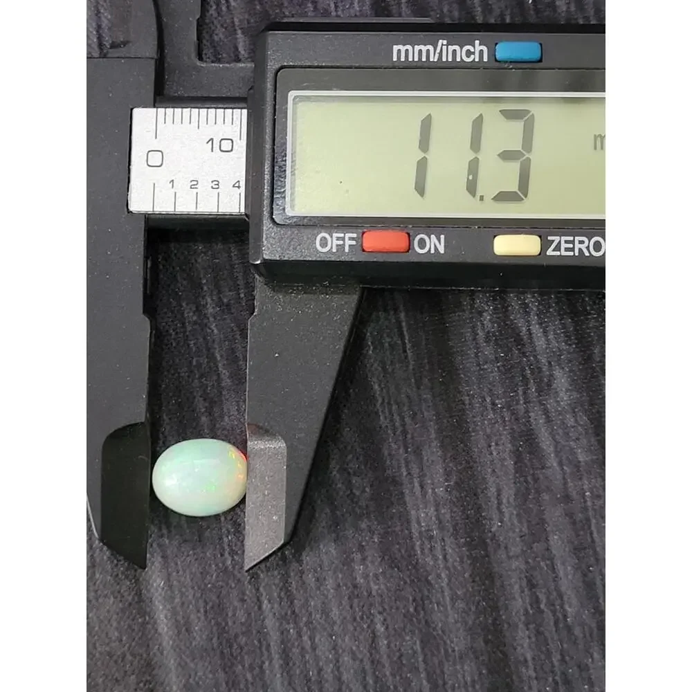 Certified Natural Opal 3.12cts Cabochon‎ Fire Brilliant Color